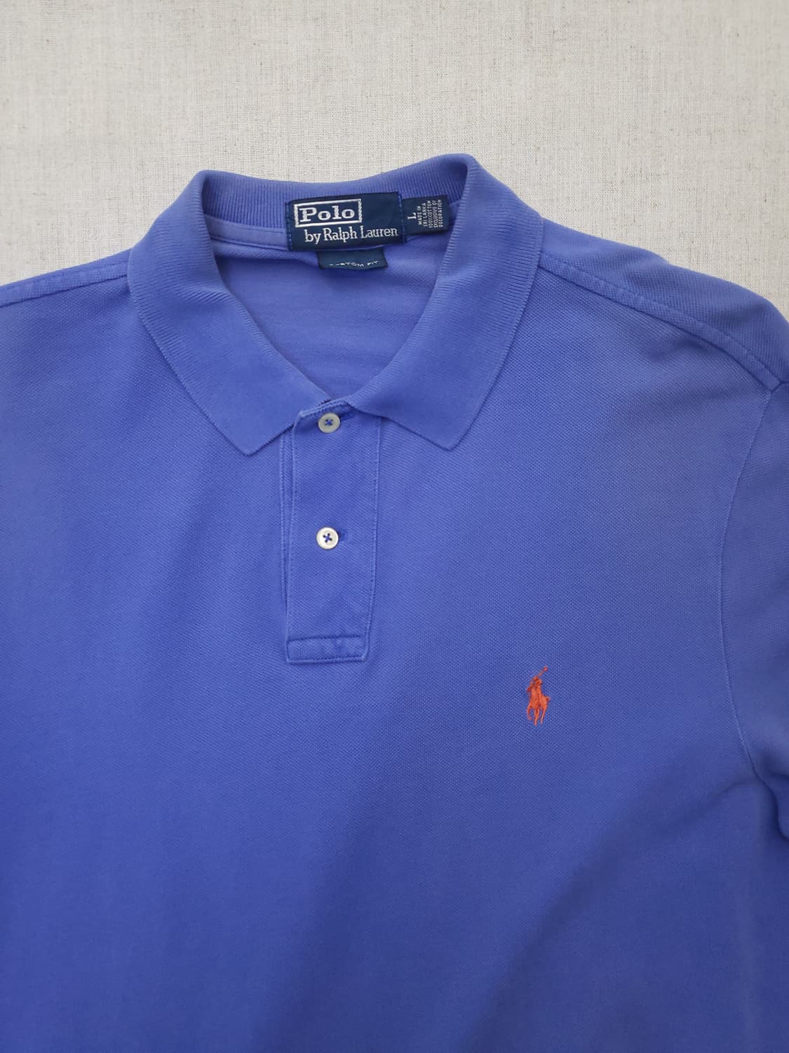 폴로 랄프로렌 블루 반팔 폴로셔츠 L 상품이미지2
