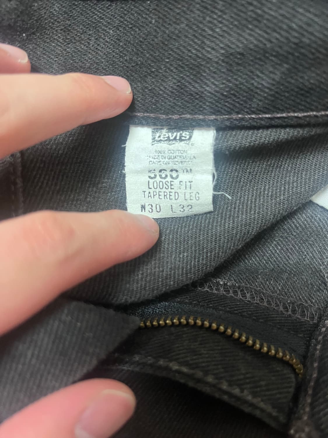 리바이스  560 블랙 02년도 상품이미지4