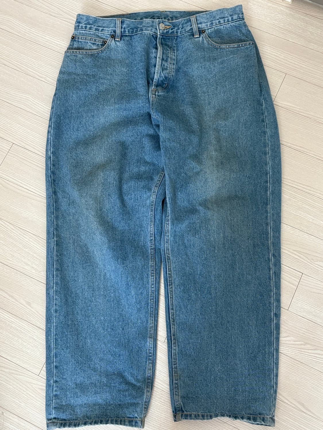 오베이 배기핏 데님 상품이미지1