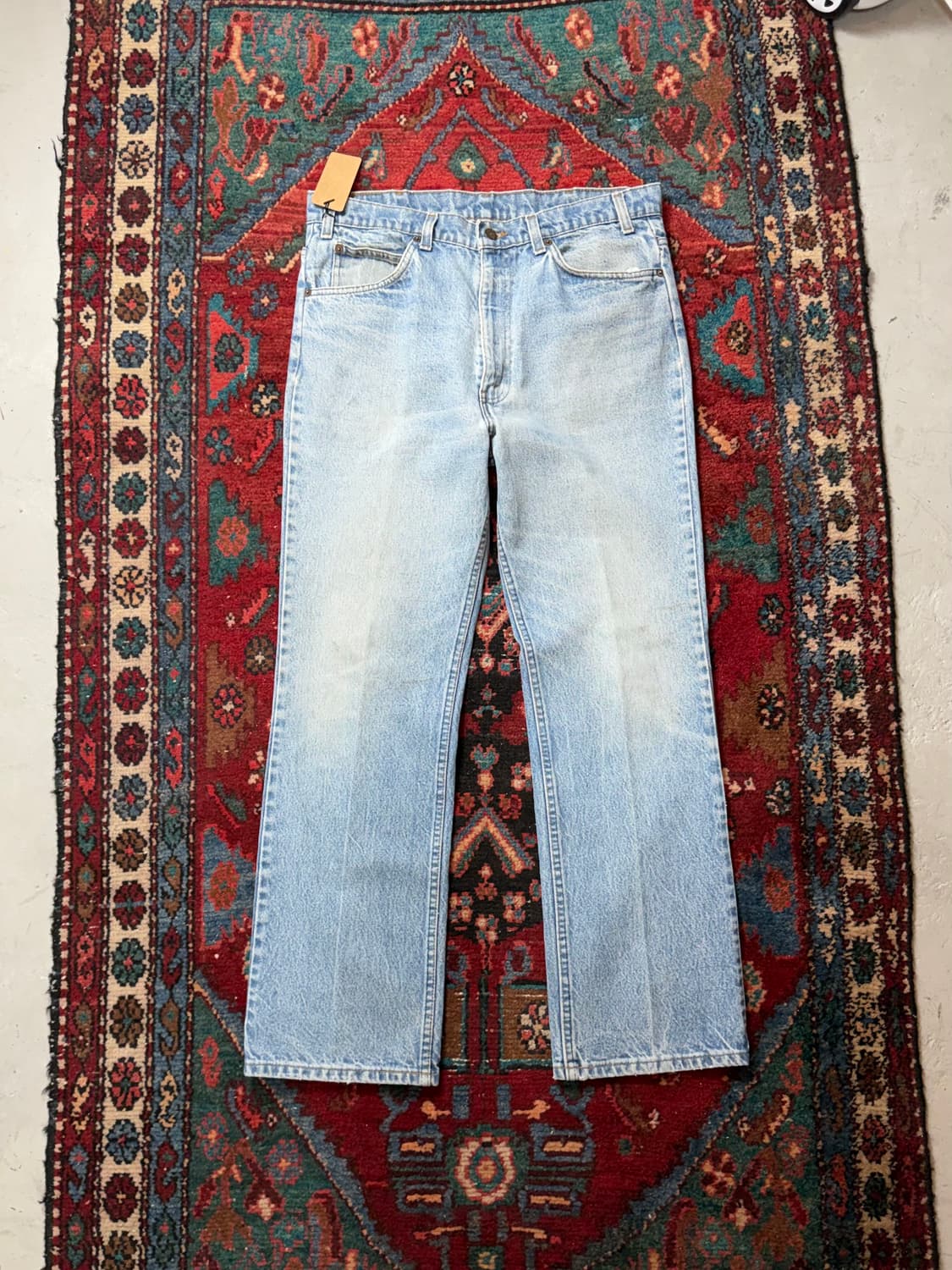 80's USA Made 빈티지 리바이스 517 오렌지탭 부츠컷 상품이미지2