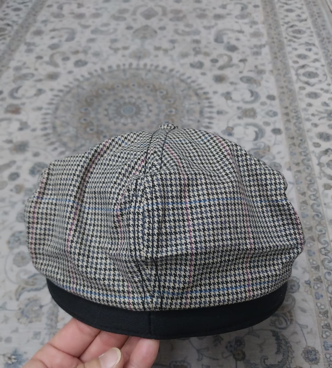 (새상품) 윌슨 골프 헤링본 체크 헌팅캡 모자 상품이미지5