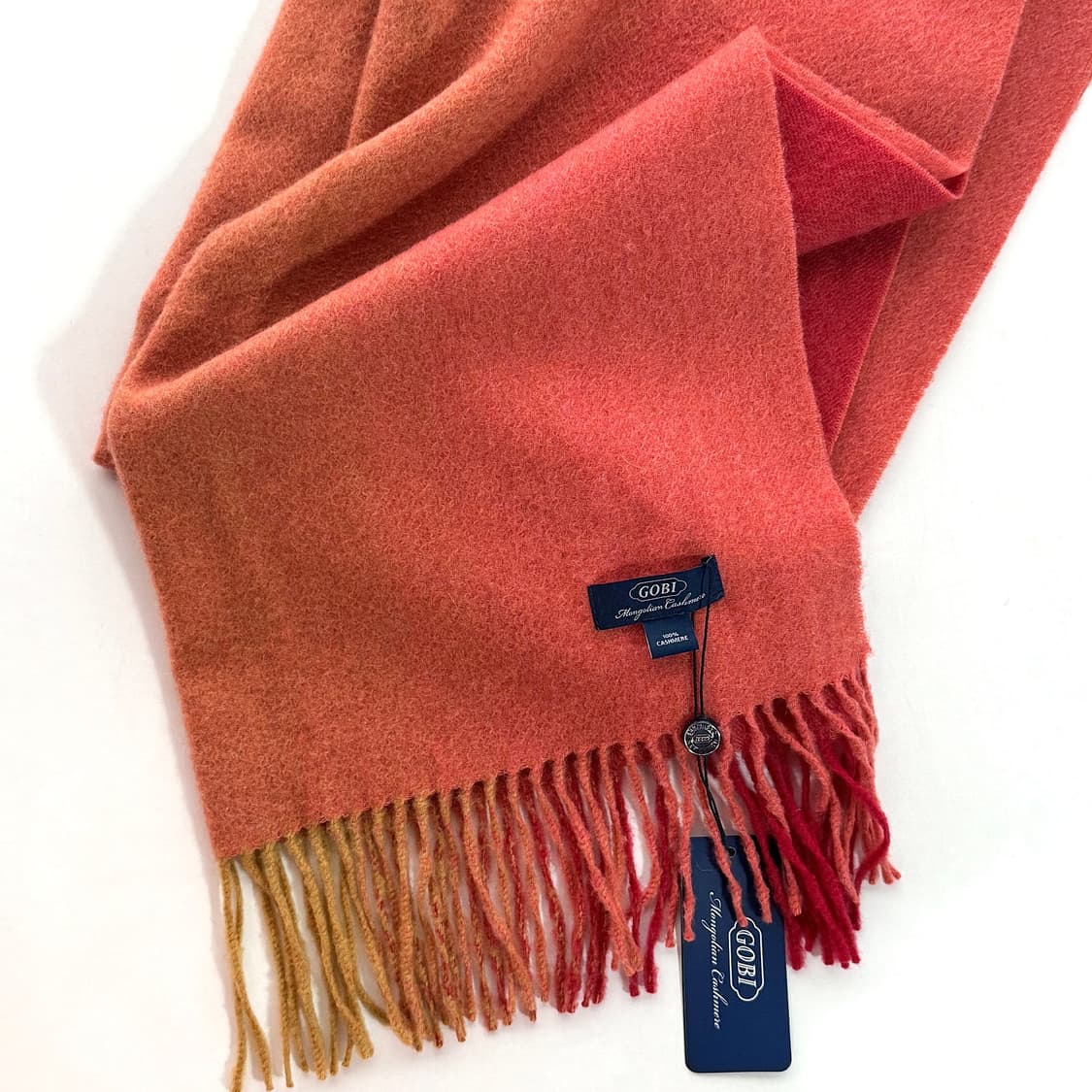 고비 캐시미어 그라데이션 프린지 머플러 [새상품] 상품이미지2