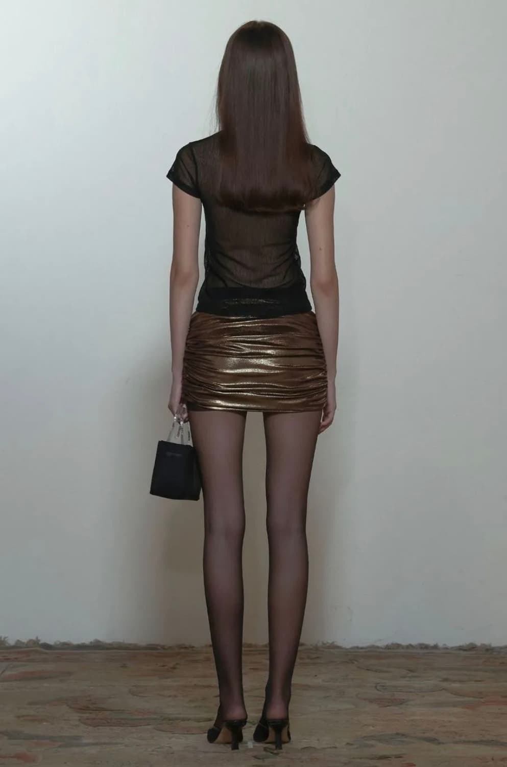 스컬프터 Mary mesh 반팔 블랙 상품이미지2