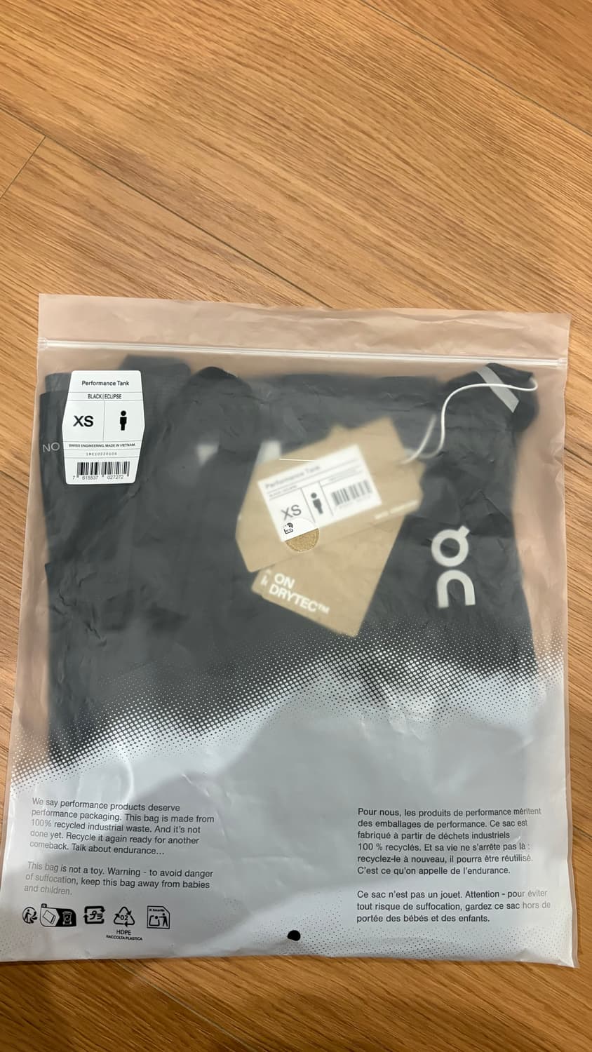 온러닝 퍼포먼스 탱크 블랙 XS 상품이미지5