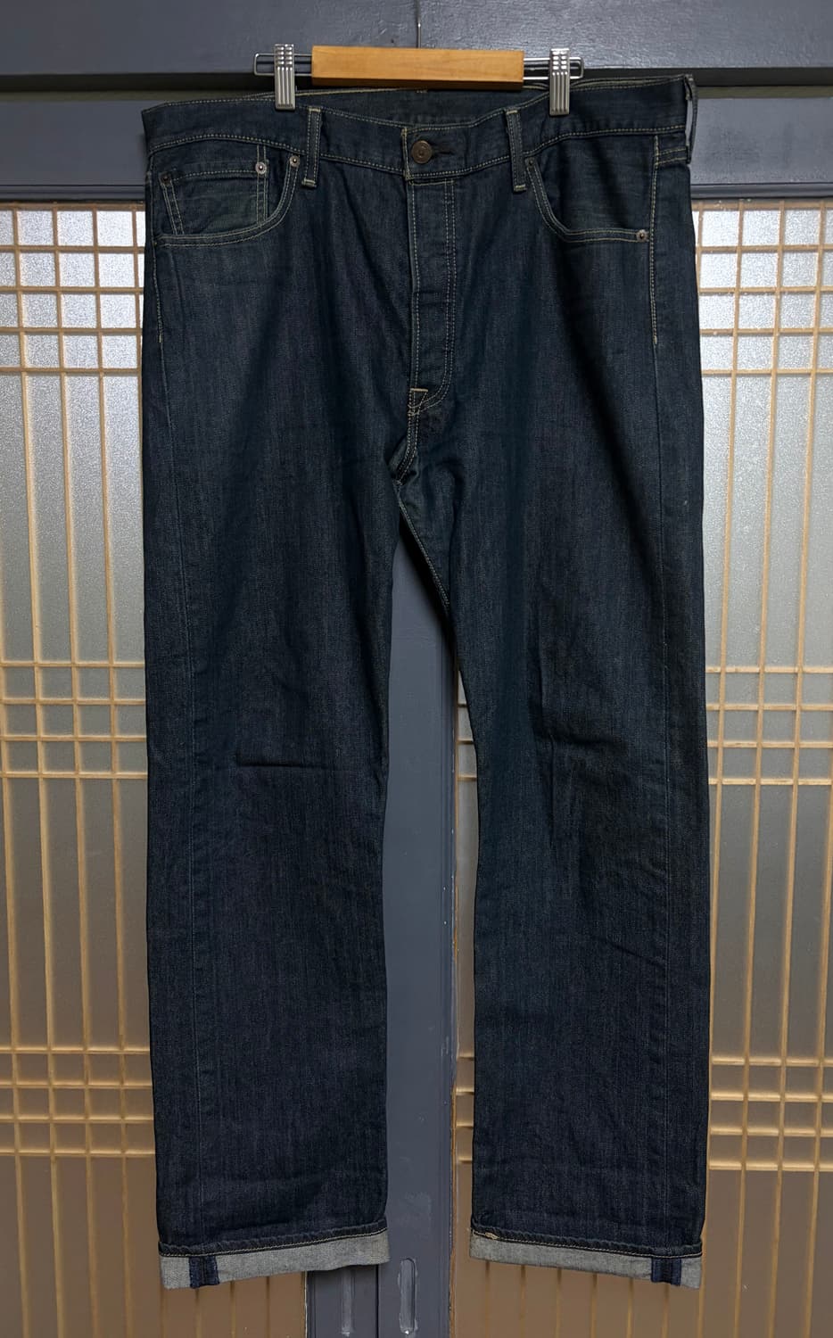 36)리바이스501 데님팬츠 셀비지 스트레이트 상품이미지1