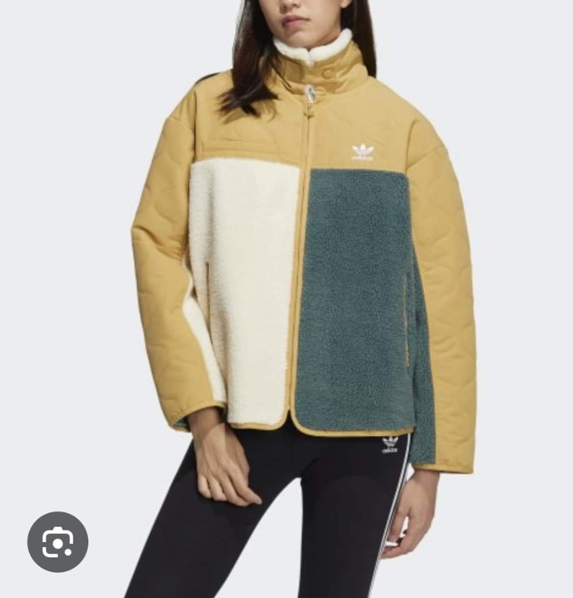 아디다스 여자 쉐르파 퀼팅자켓 상품이미지1