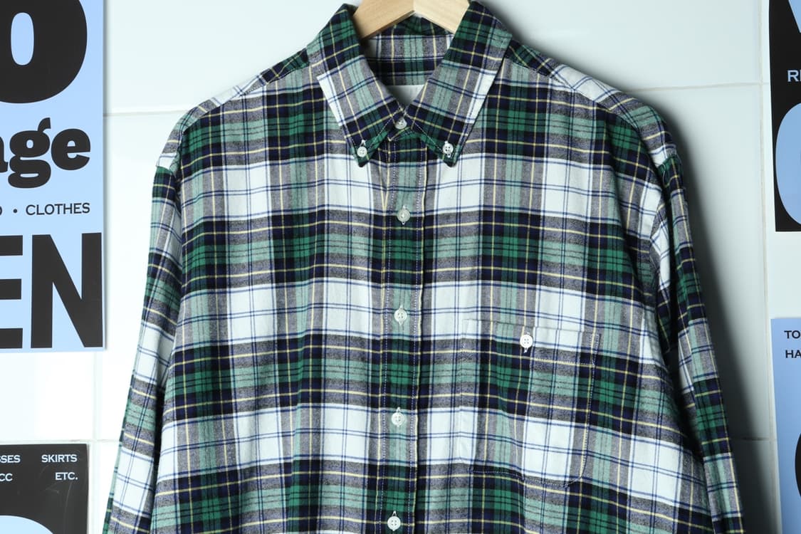 (L-XL) 비바스튜디오 셔츠 남방 타탄체크 아메카지 플란넬-H31287 상품이미지3