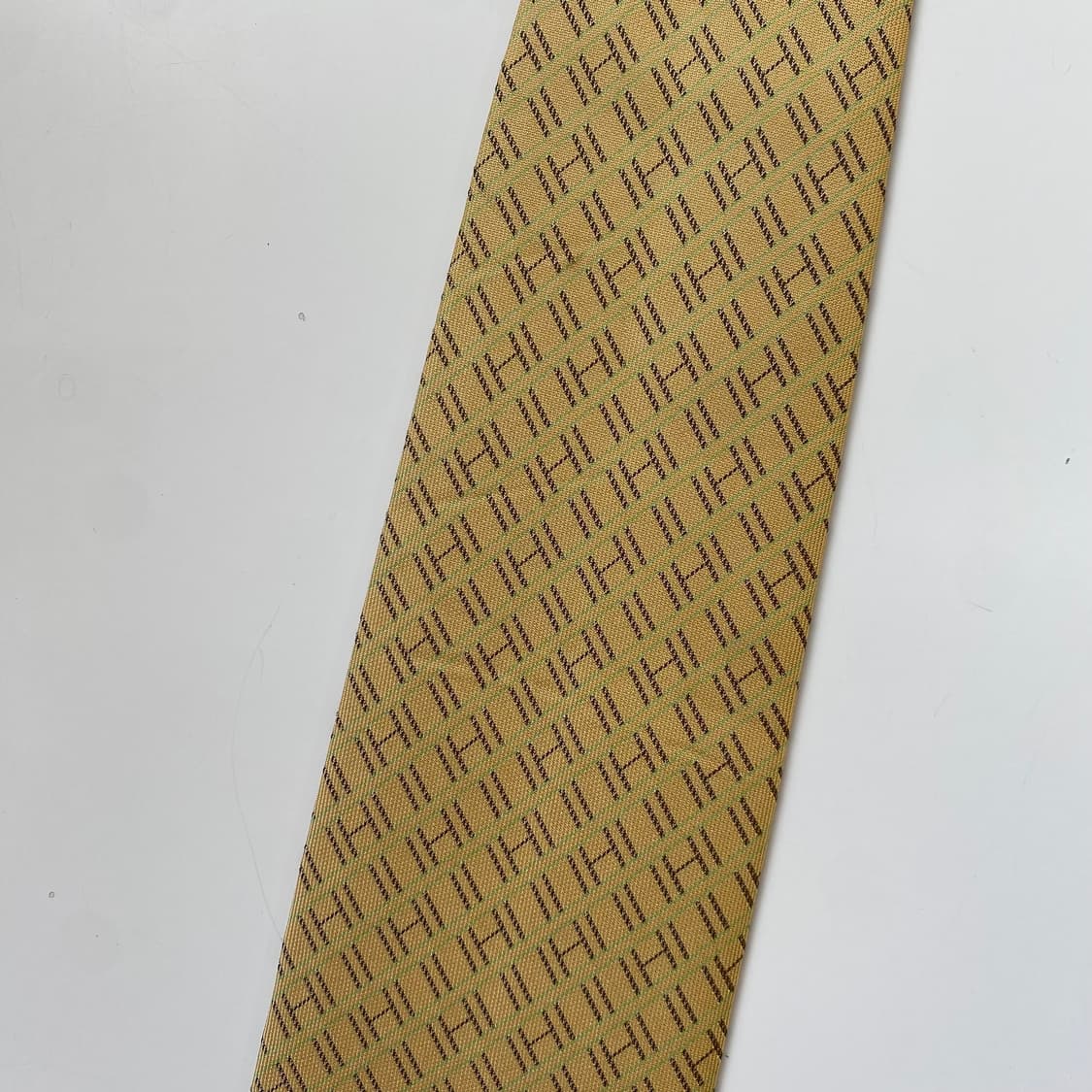 에르메스(HERMES) H모노그램 명품 정품 넥타이 상품이미지10