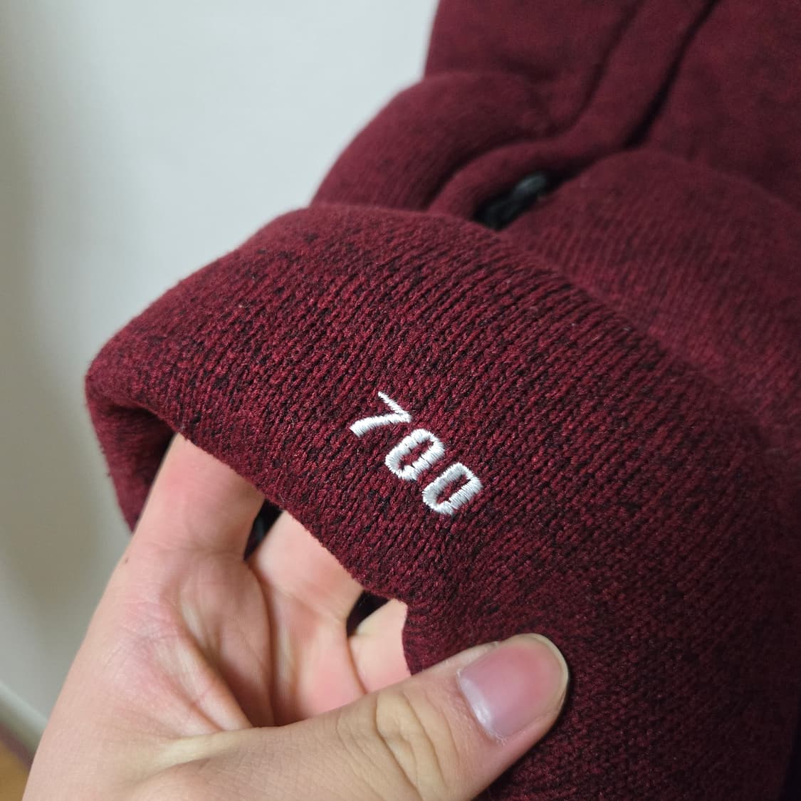 노스페이스 구스다운 니트 패딩 베스트 상품이미지4