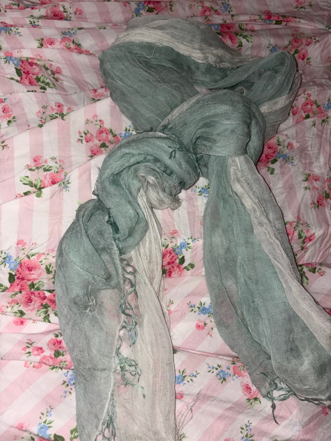 빈티지 민트 머플러 스카프 페어리  상품이미지1