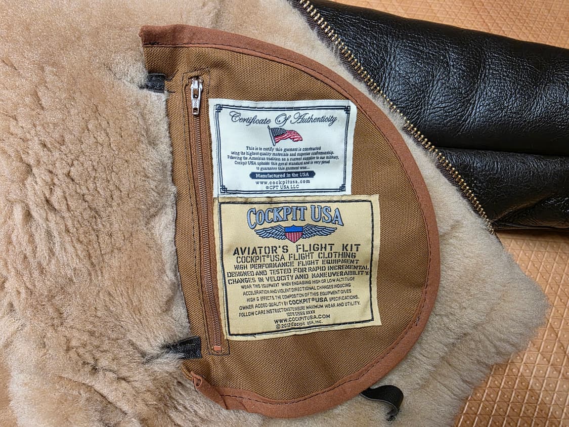 콕핏 USA B-3 무스탕 상품이미지5