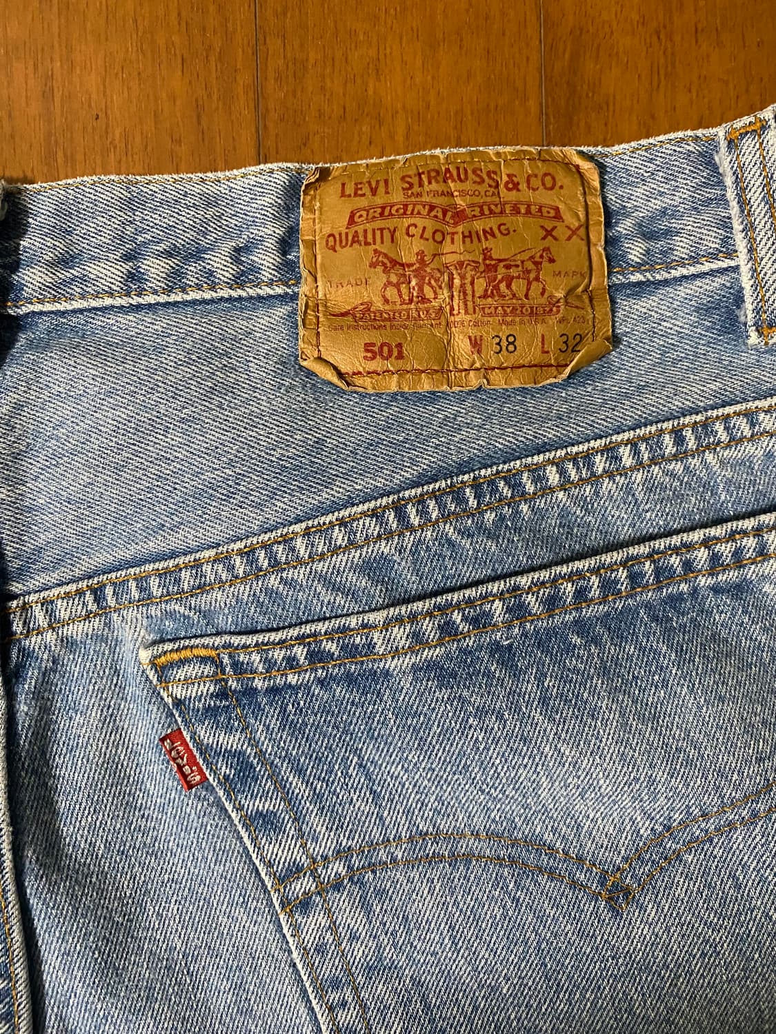 [38x32] 90s 리바이스 501 USA 상품이미지3