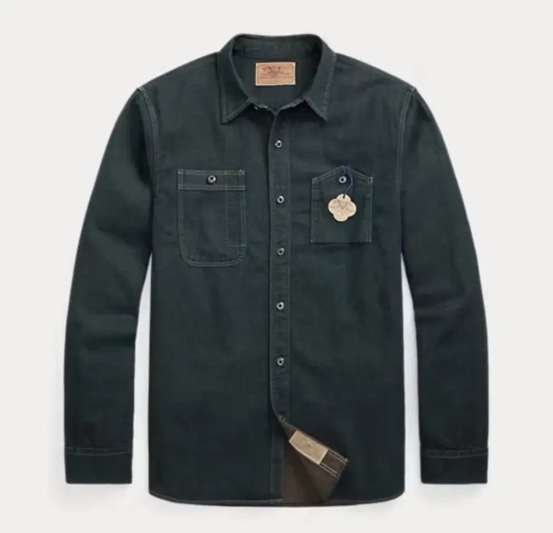 RRL 인디고 워크셔츠 M 상품이미지1