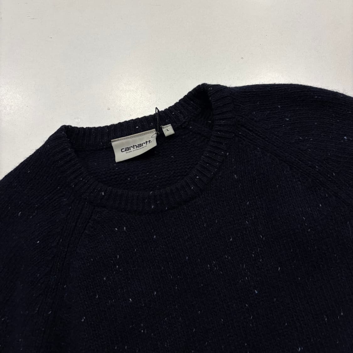 [L] 칼하트 WIP 앙글리스틱 네이비 스웨터 니트 C967 상품이미지3