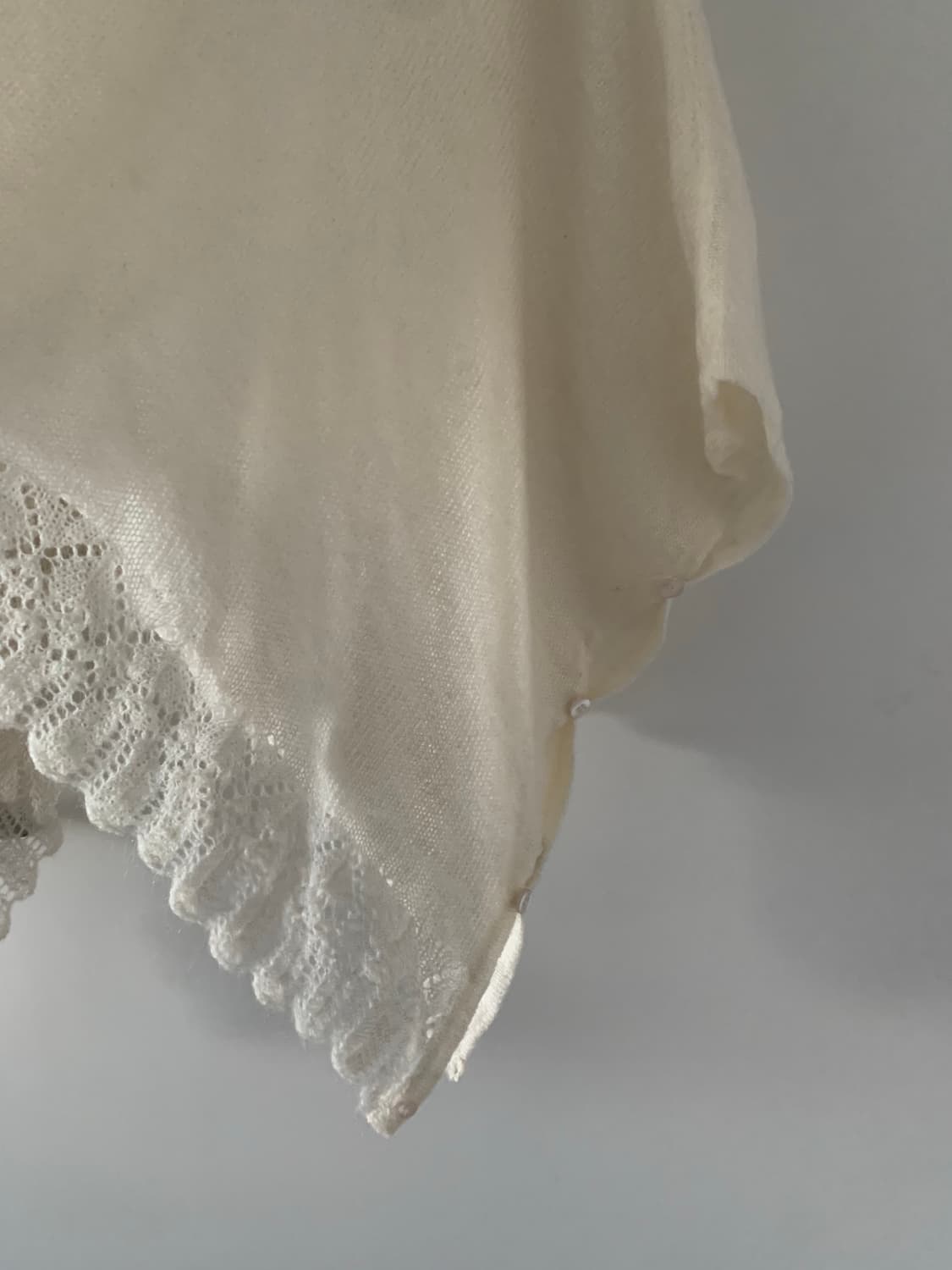 화이트 니트 케이프 상품이미지2