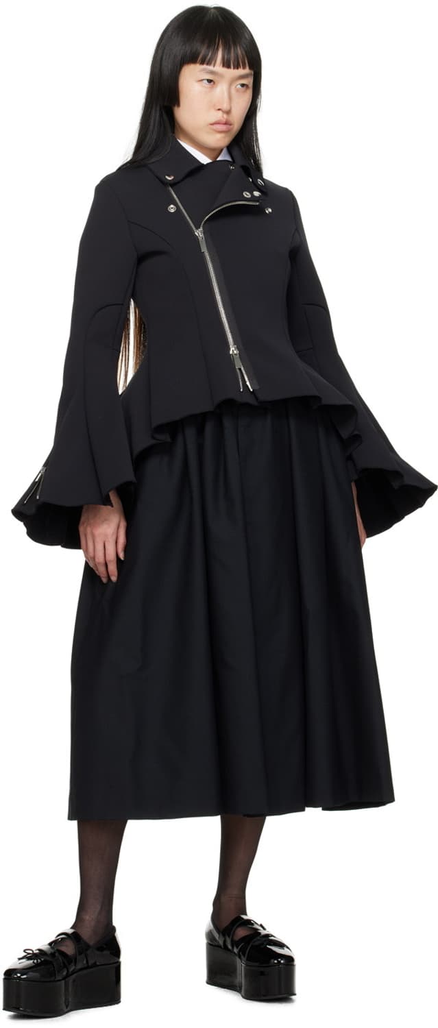 새상품 23aw 느와케이니노미야 꼼데가르송 페플럼 집업재킷 s 상품이미지3