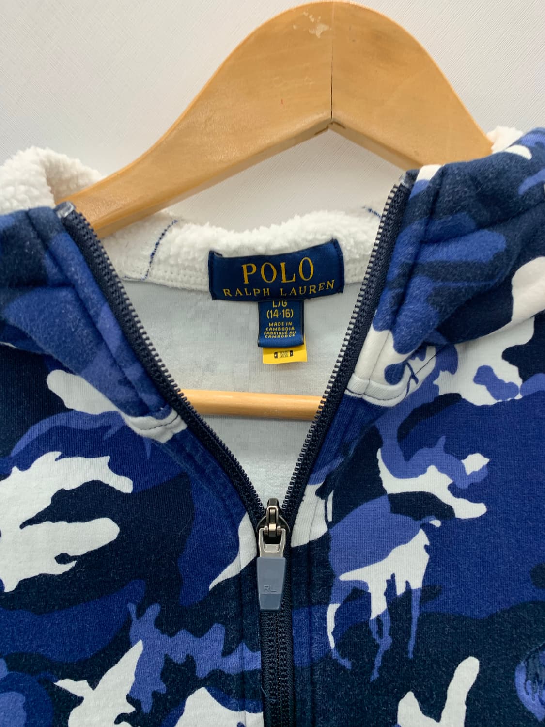 폴로 랄프로렌 포니 카모 후드집업 상품이미지7