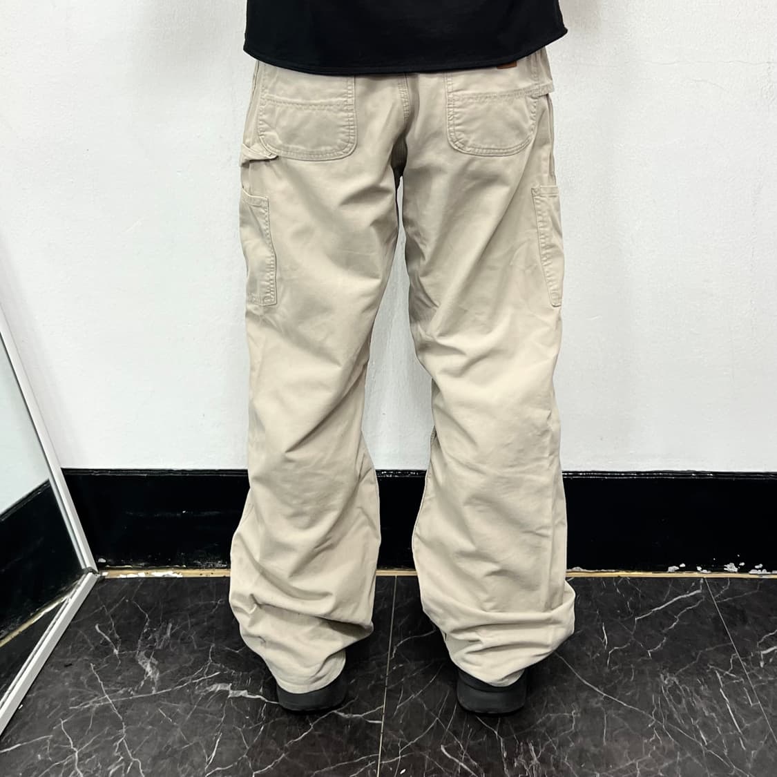 칼하트 B151-TAN 카고 와이드 워크 팬츠 상품이미지3