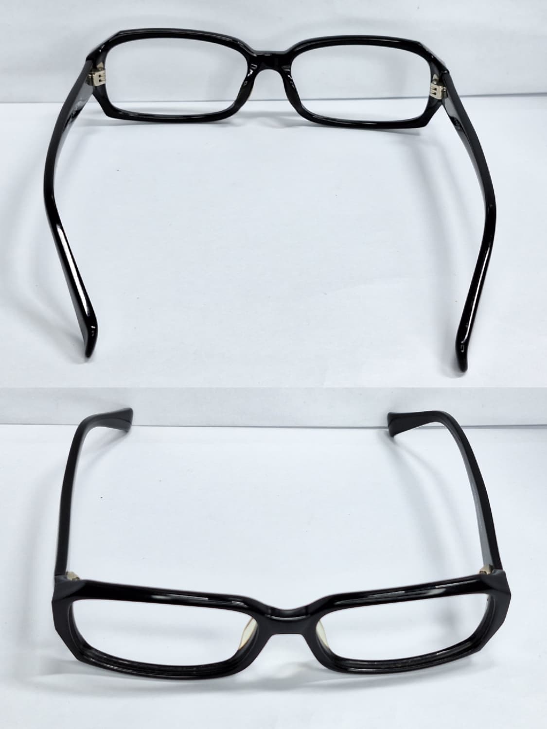 Chloris NWT-0027 54ㅁ16 블랙 실버 데코 뿔테 안경 상품이미지5