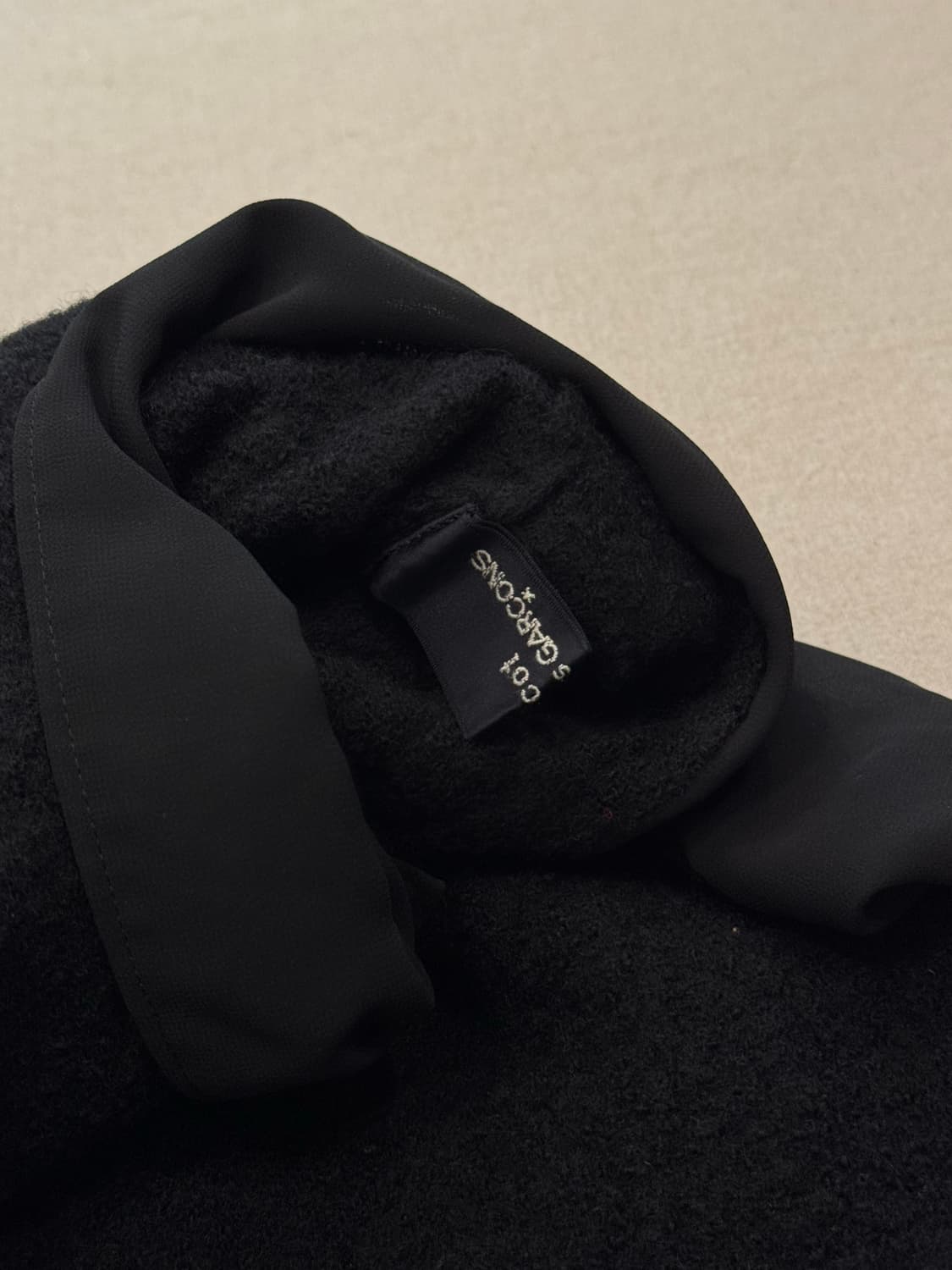 꼼데가르송 94ss 축융울 쉬어패널 셔츠 상품이미지6