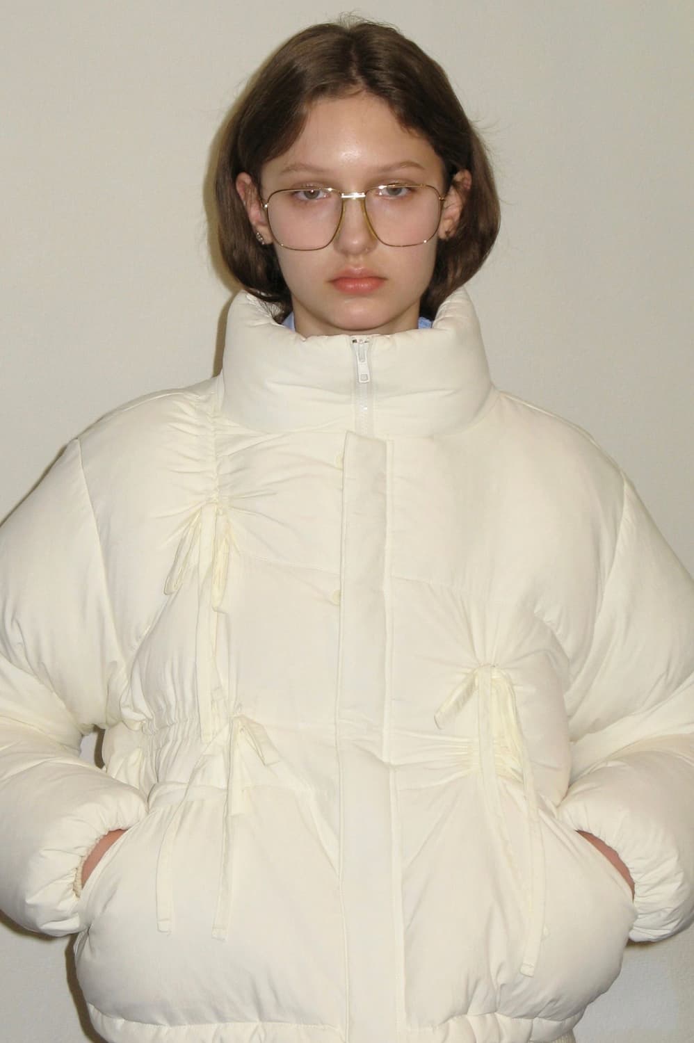 SINOON 리본디테일 푸퍼 자켓 / 패딩 상품이미지1