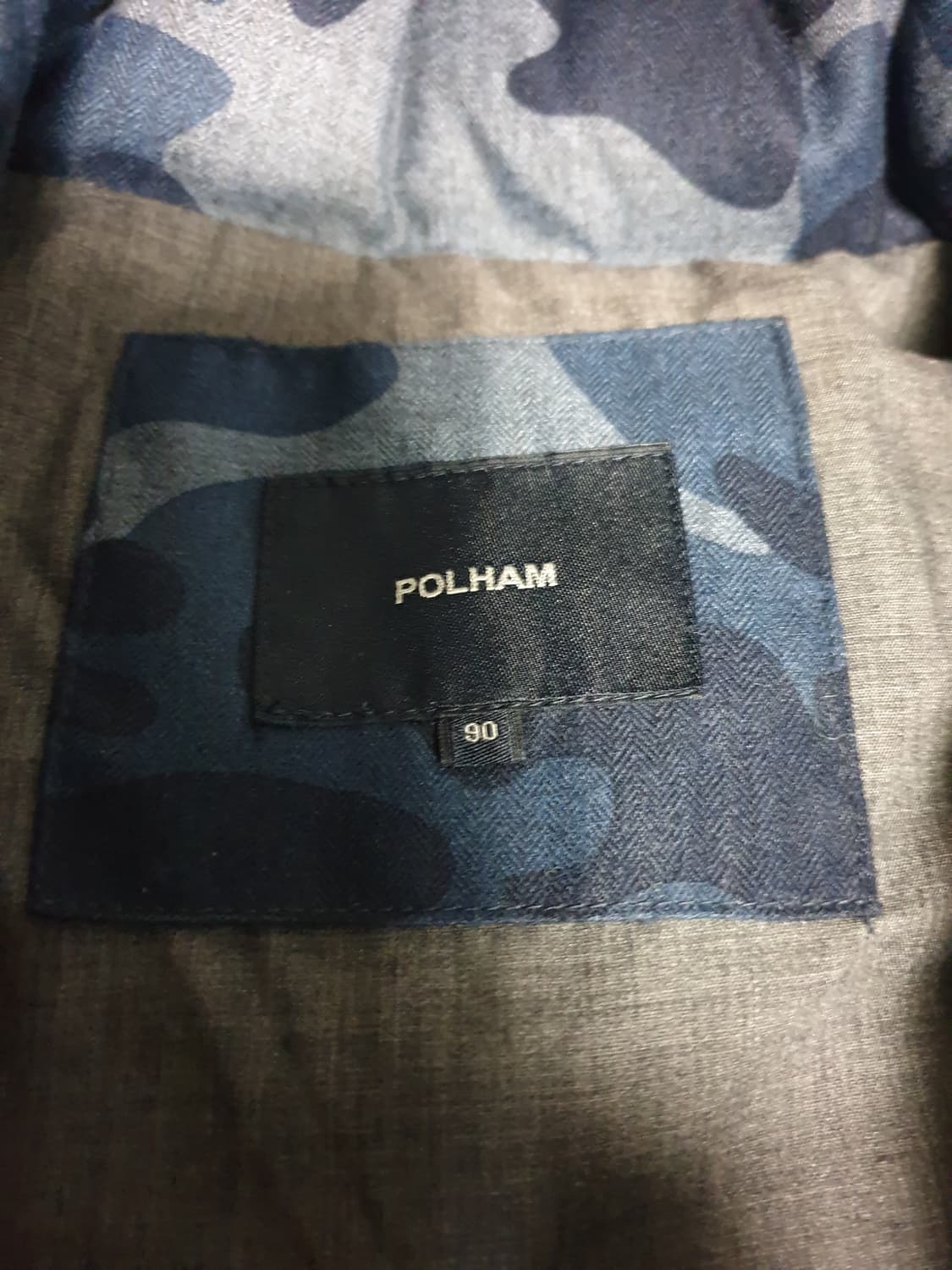 폴햄 스트릿 카모 조끼패딩 (S) 상품이미지3