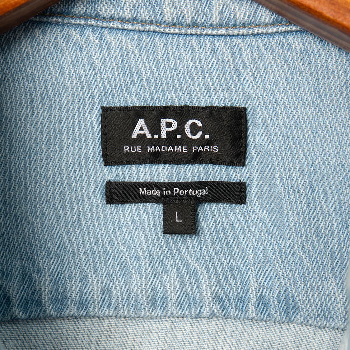 [103] APC 아페쎄 데님셔츠 라이트 인디고  상품이미지8