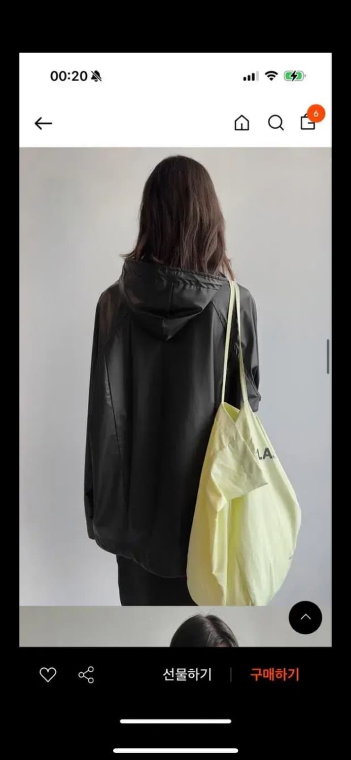 로우클래식 레더 아노락 S 새상품 상품이미지4