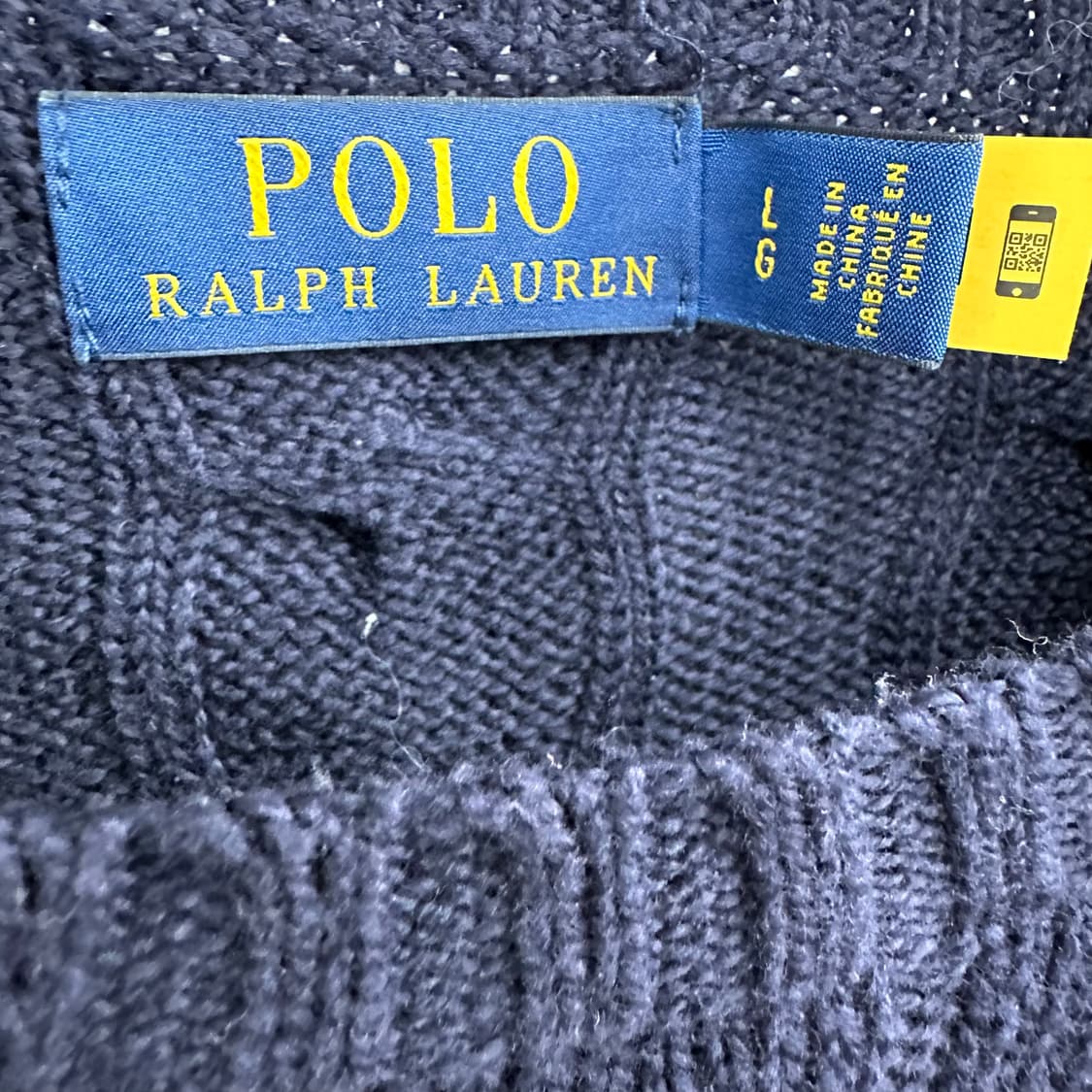 [신형] 100 폴로 랄프로렌 남자 꽈배기 니트 상품이미지4