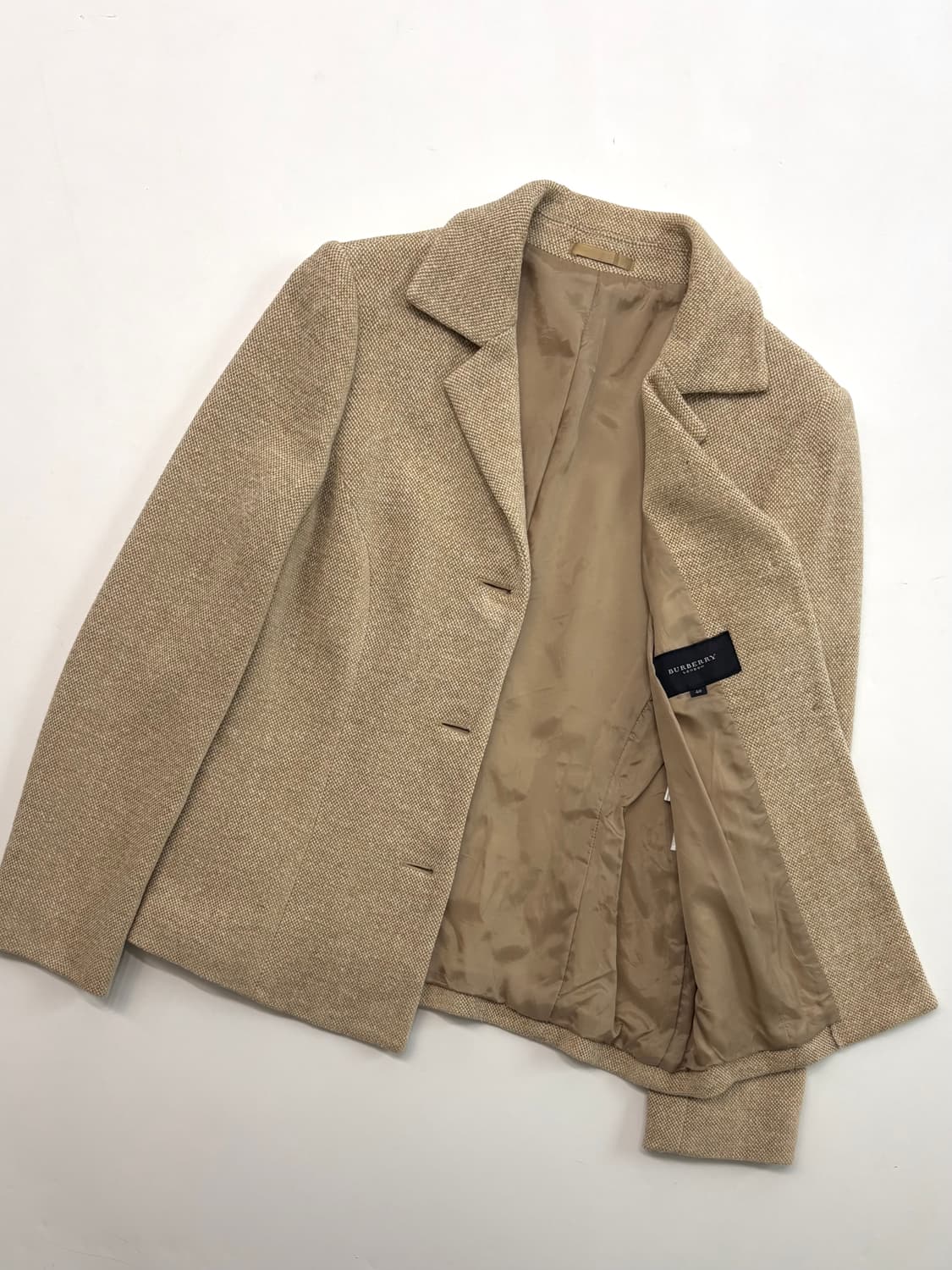 Burberry 버버리 옐로우베이지 울 혼방 블레이저 상품이미지1
