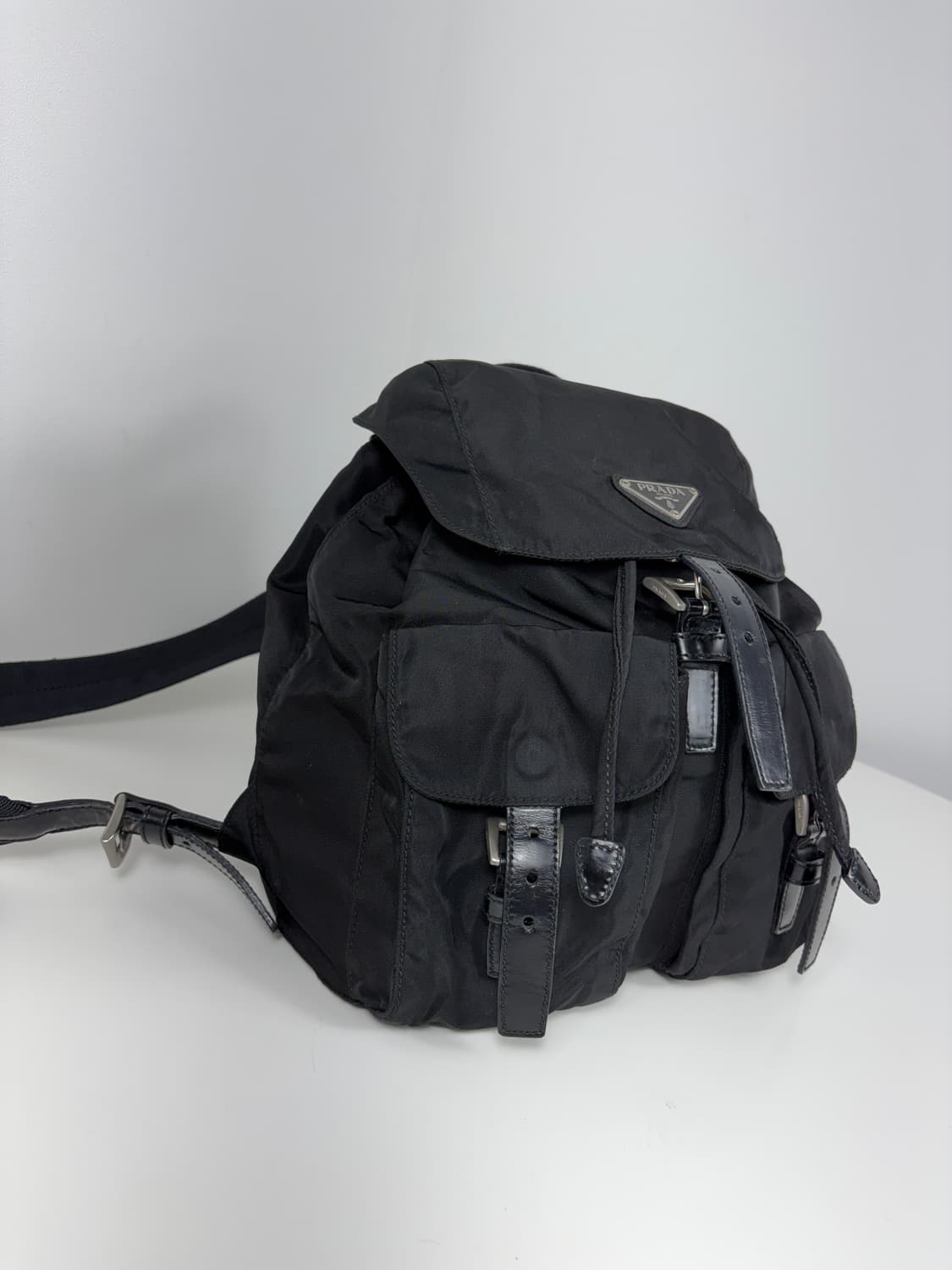 프라다 나일론 투포켓 스몰 백팩 상품이미지2