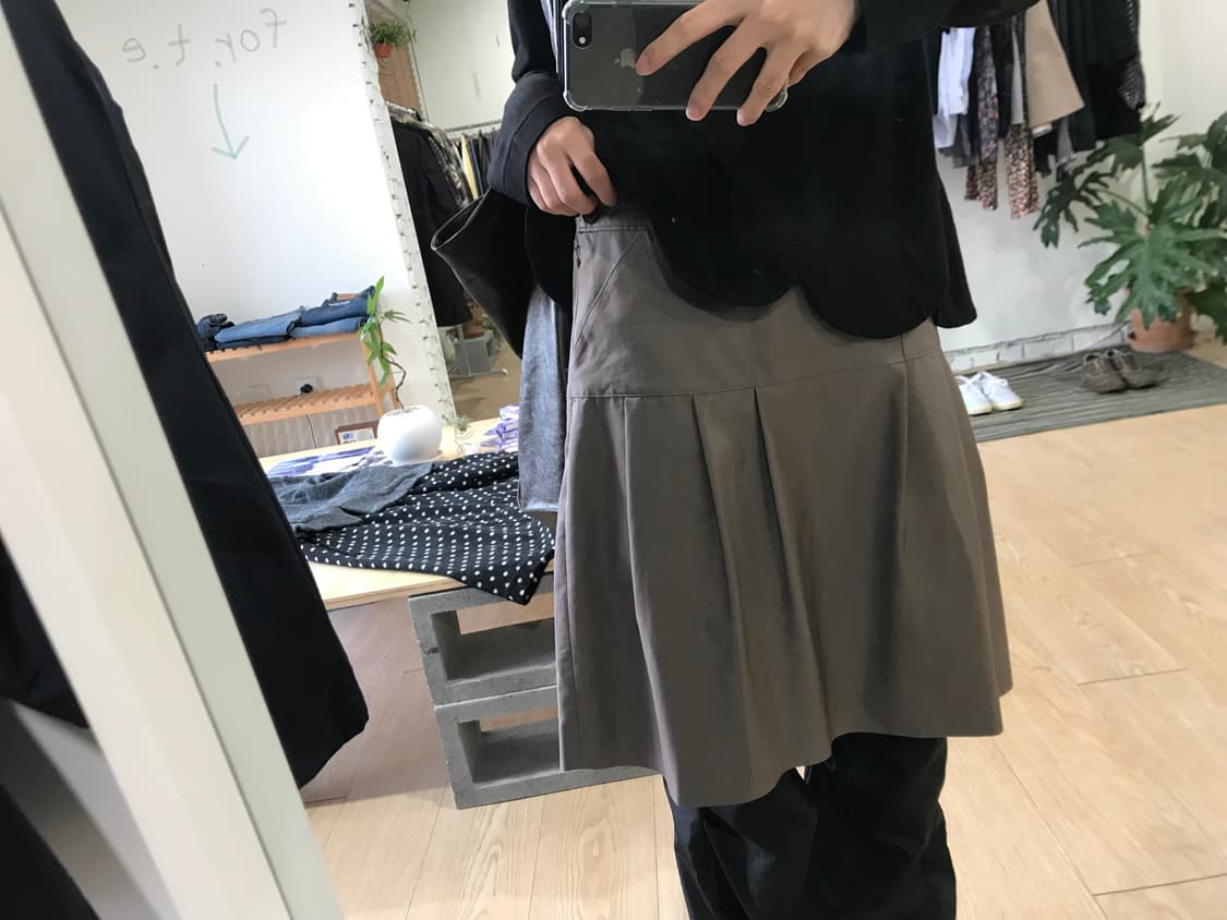 Lapis luce beams skirt 상품이미지1