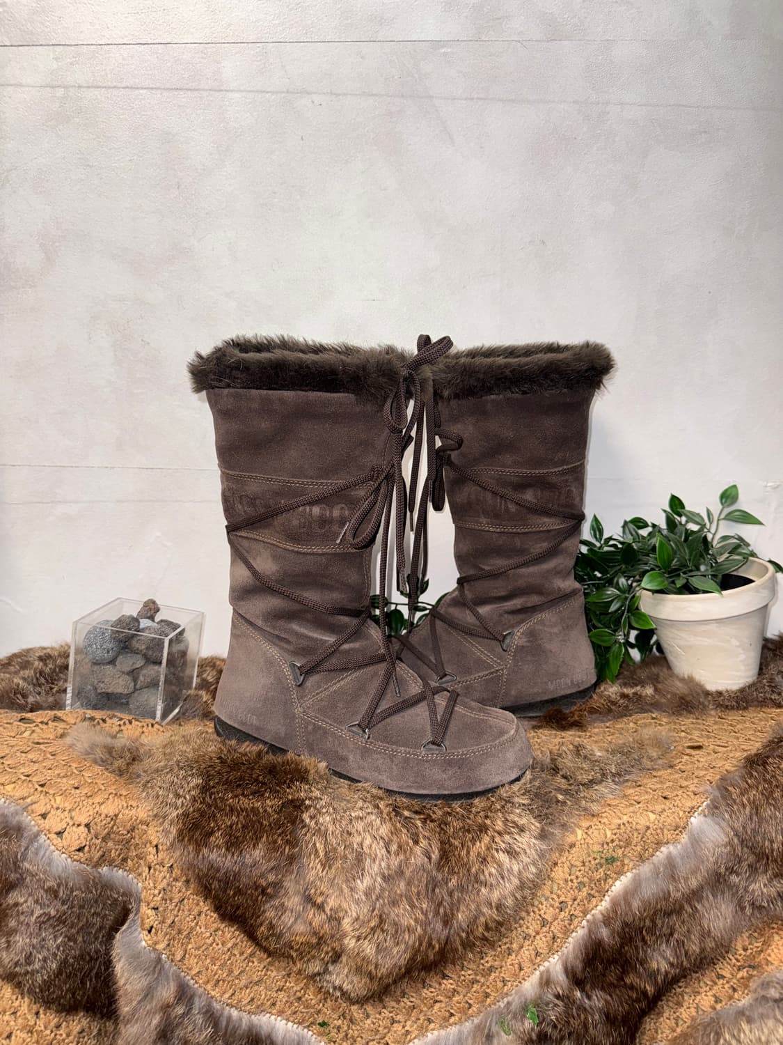 Tecnica MOONBOOT laceup suede brown 상품이미지1