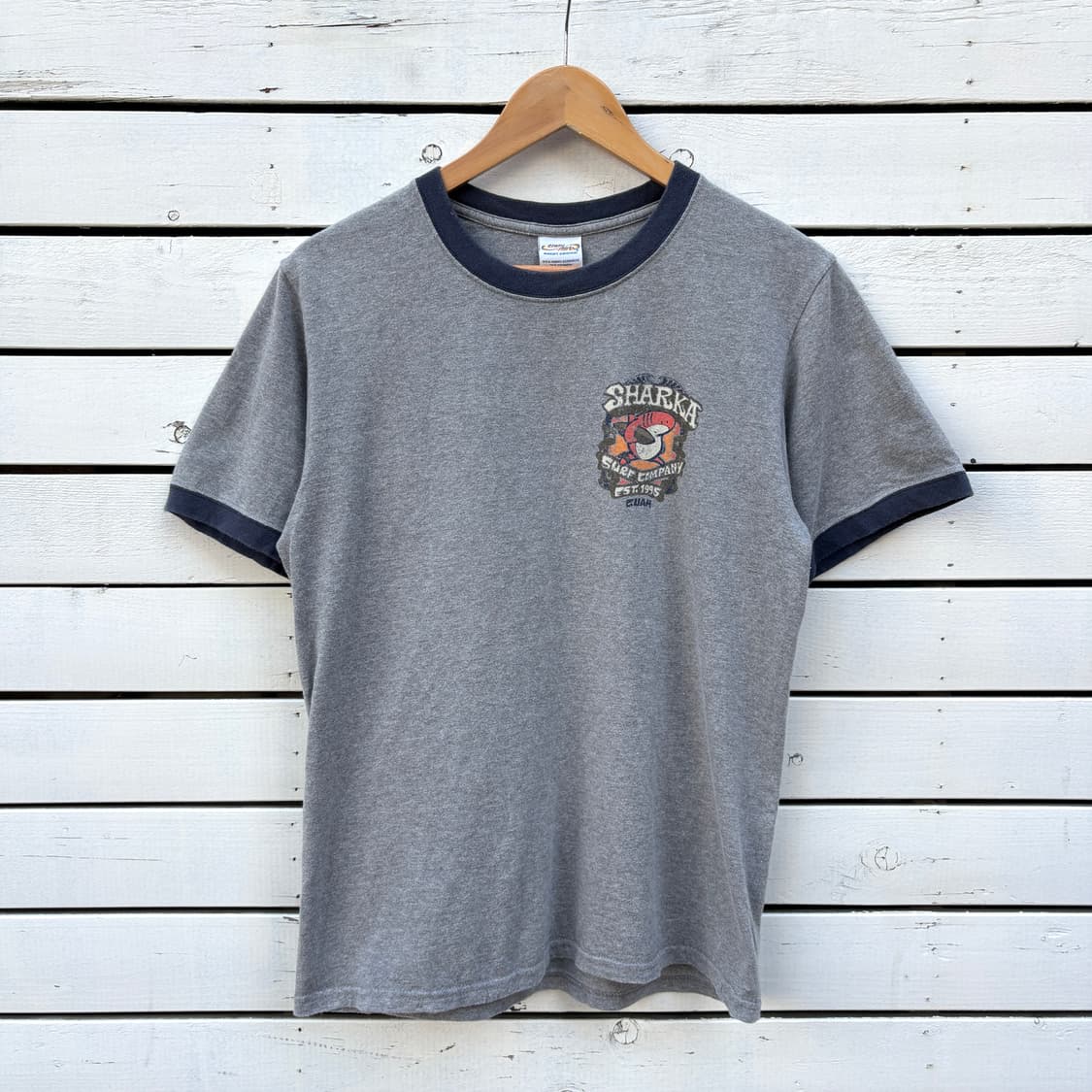 Crazy Shirts 크레이지셔츠 반팔 티셔츠 링거티 상품이미지1