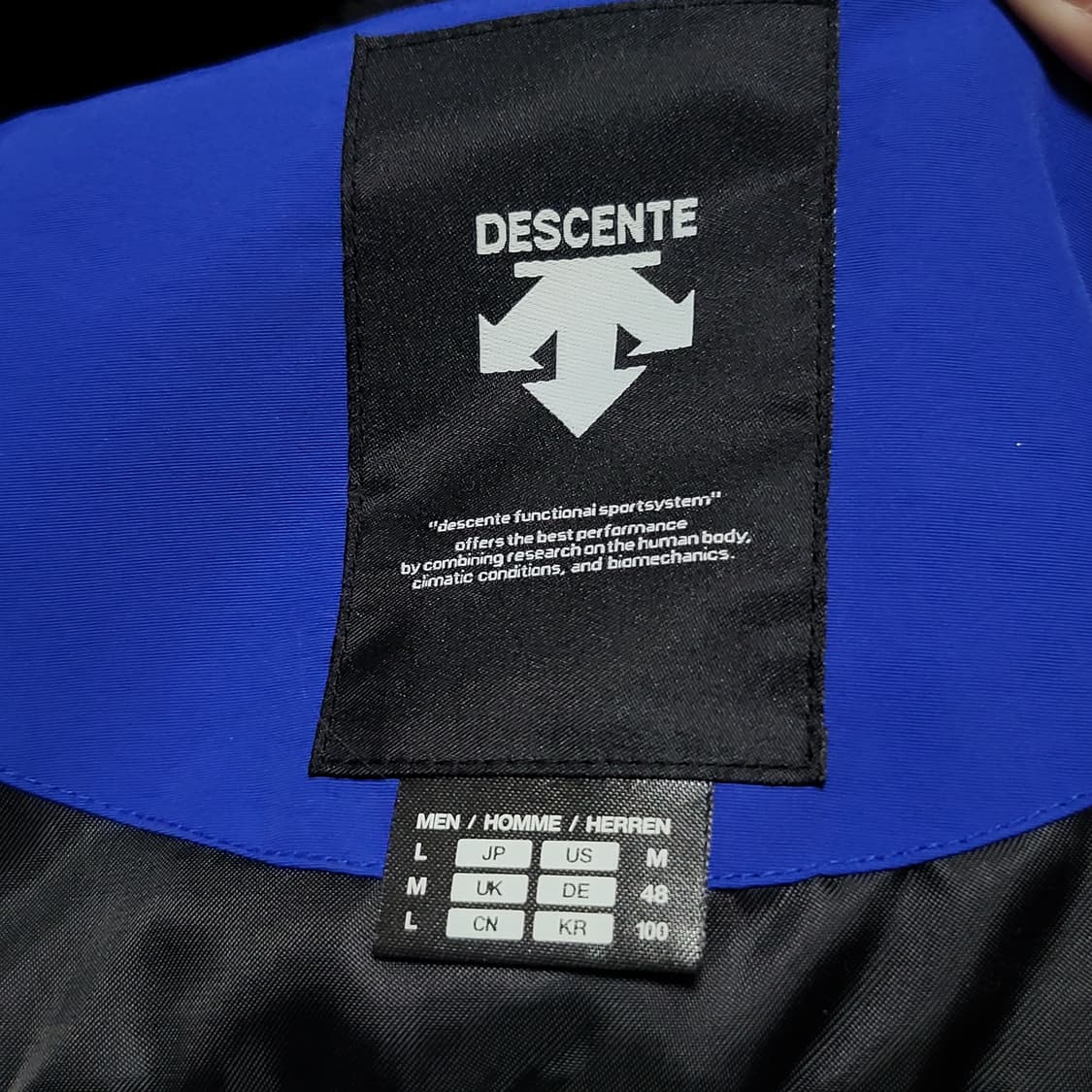 데상트 캐나다 스피드 스케이팅 패딩 자켓 (L) 상품이미지5