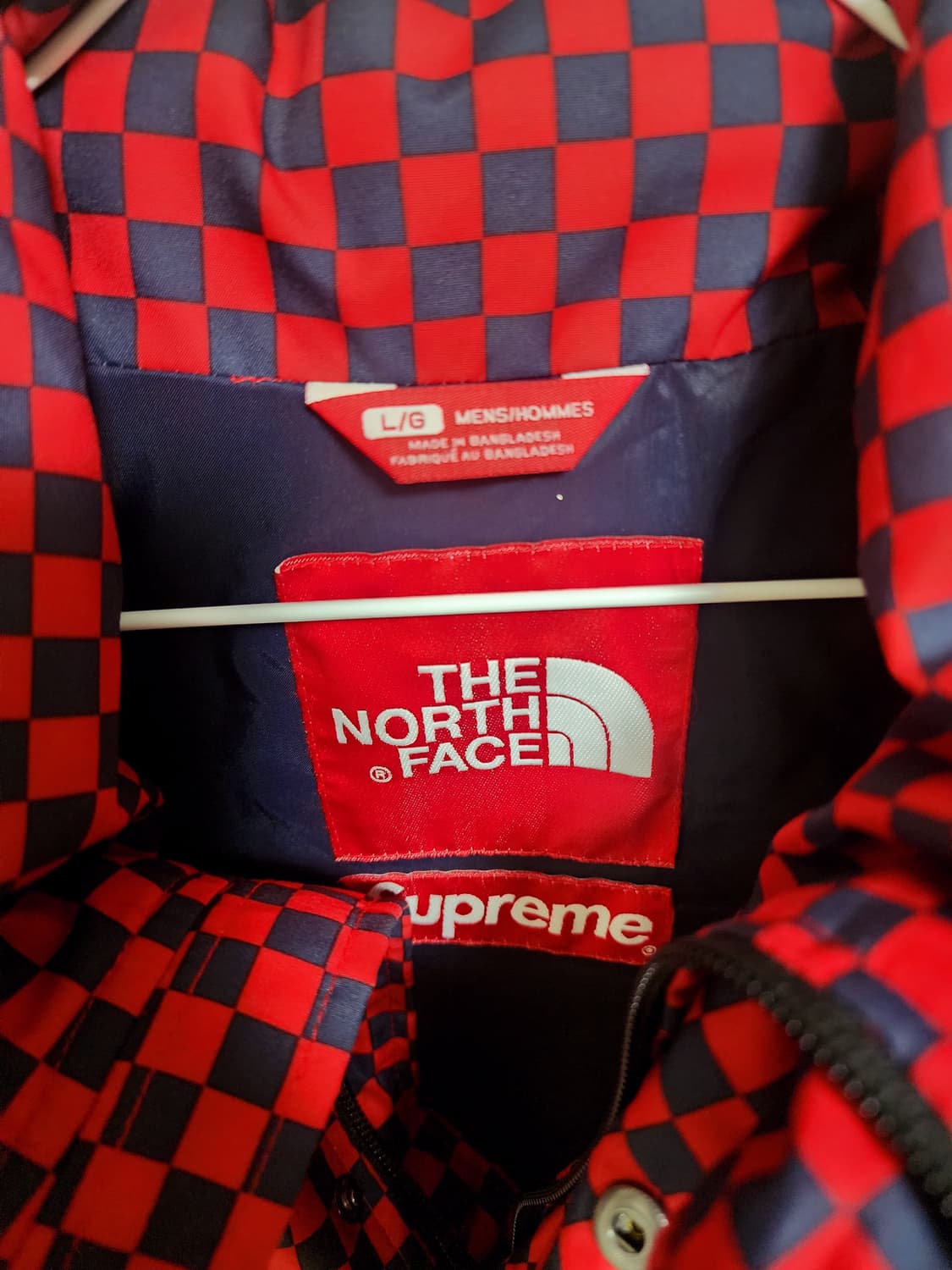 슈프림 노스페이스 체커 자켓 L 상품이미지2