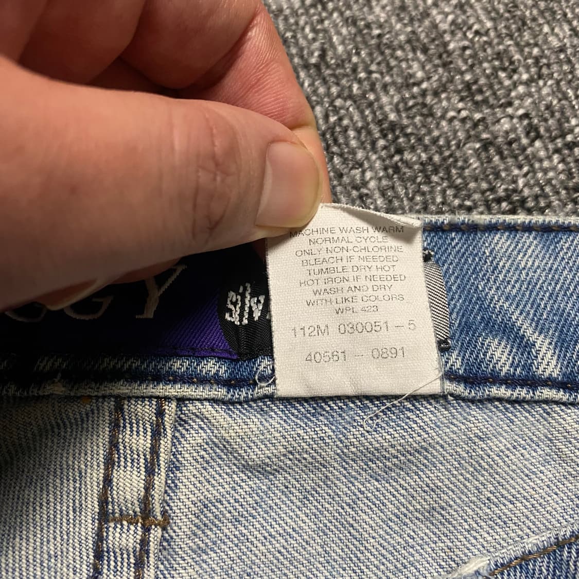 🌊90s Levis Silver Tab baggy denim pants 상품이미지8