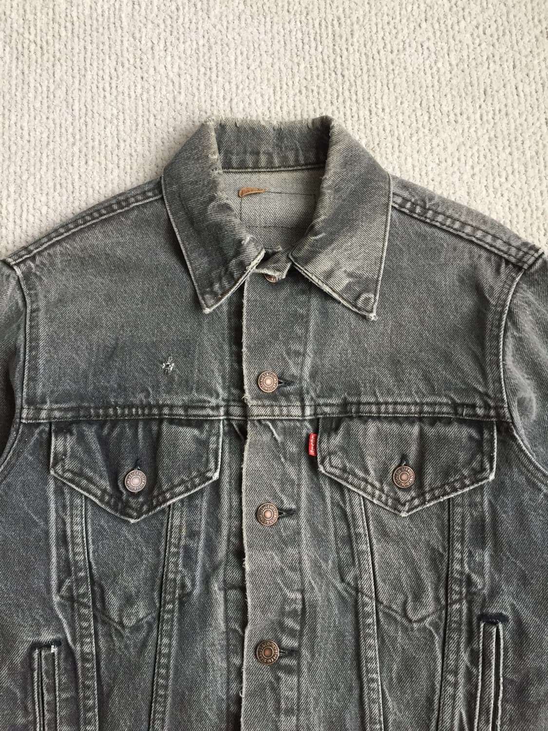 80’s levis 리바이스 70506 블랙 데님자켓 상품이미지2