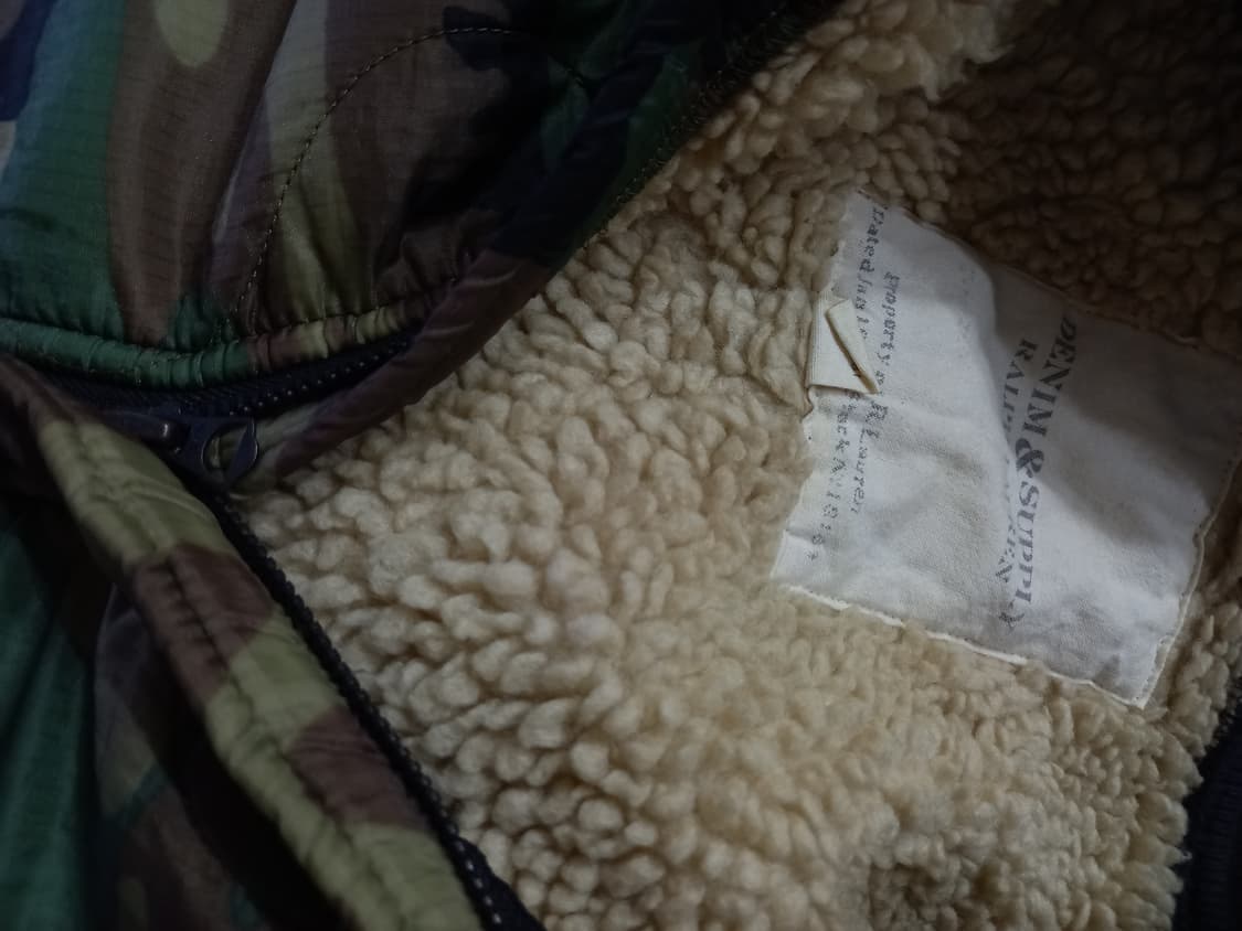 폴로 POLO 성조기 밀리터리 카모 퀄팅 점퍼 95/M 상품이미지3