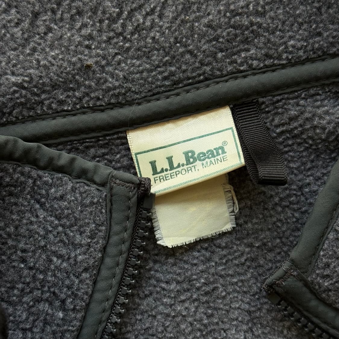 90s LL Bean 플리스 집업 그레이 상품이미지8