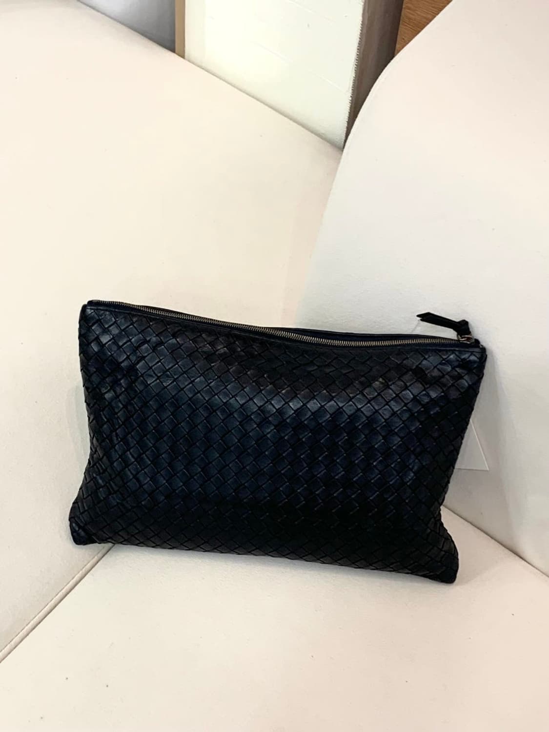 보테가베네타 블랙 인트레치아토 클러치 (정품) 상품이미지1