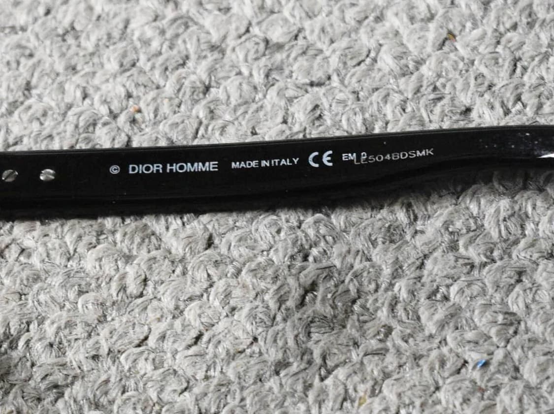 디올옴므 Black Tie 8/s/n 블랙 안경 상품이미지7