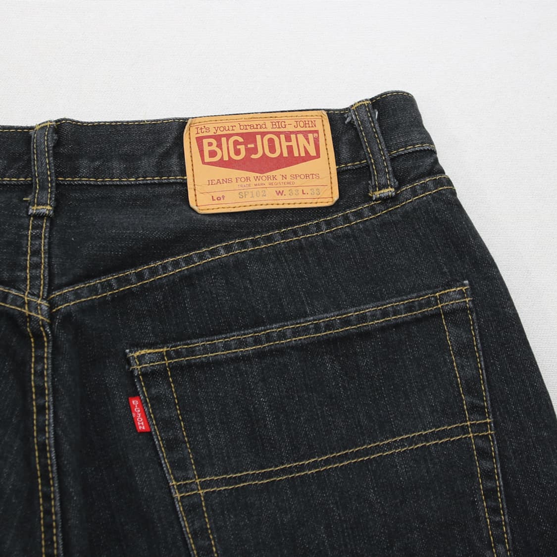 (착용컷) BIG JOHN SP102 데님 팬츠 (남성용 31.5) 상품이미지9