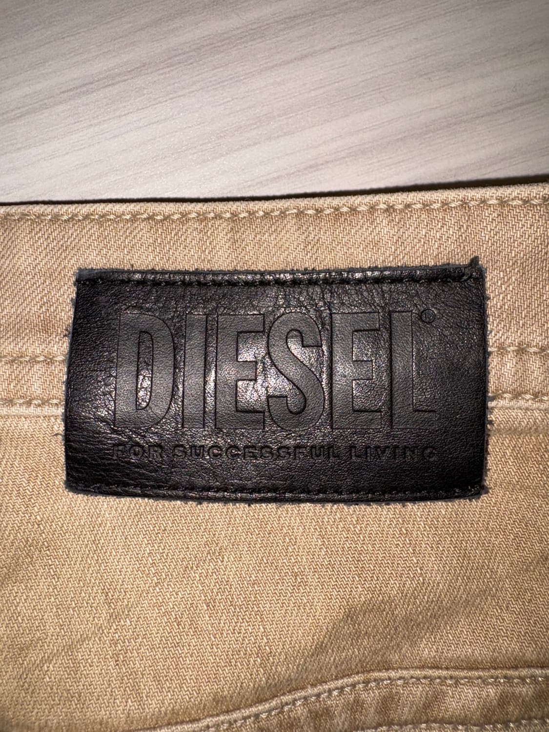 디젤 베이지 브라운 아이보리 데님 팬츠 상품이미지7