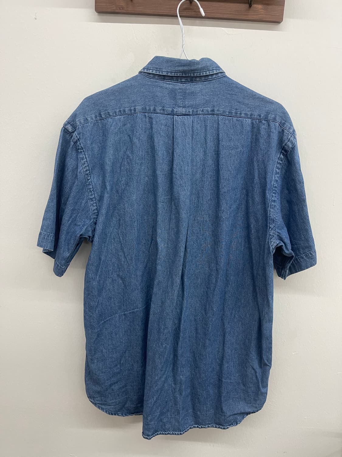 POLOGROUND 데님 반팔 셔츠 L 상품이미지2