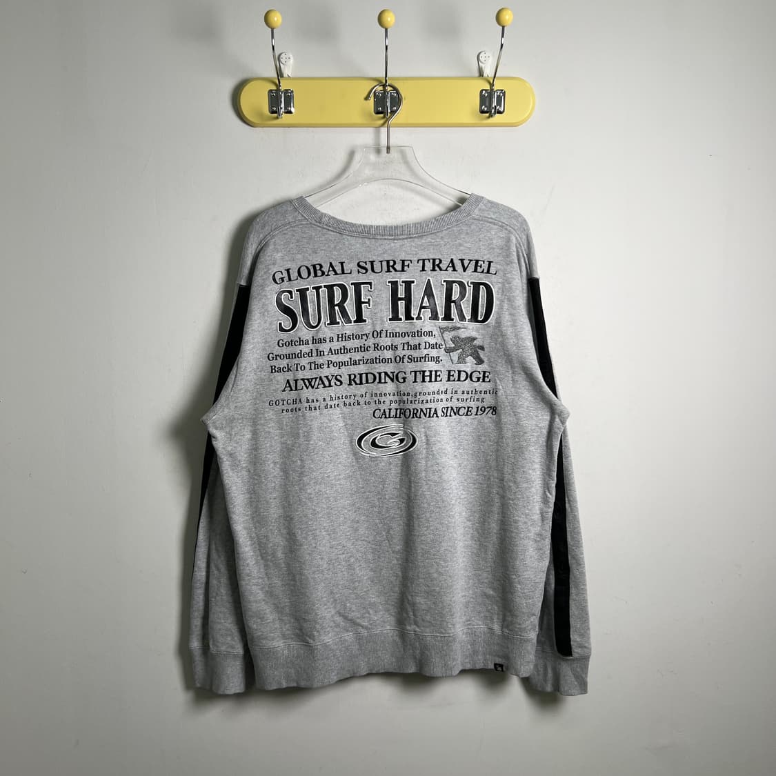 Gotcha 갓챠 그레이 맨투맨 2XL 상품이미지2