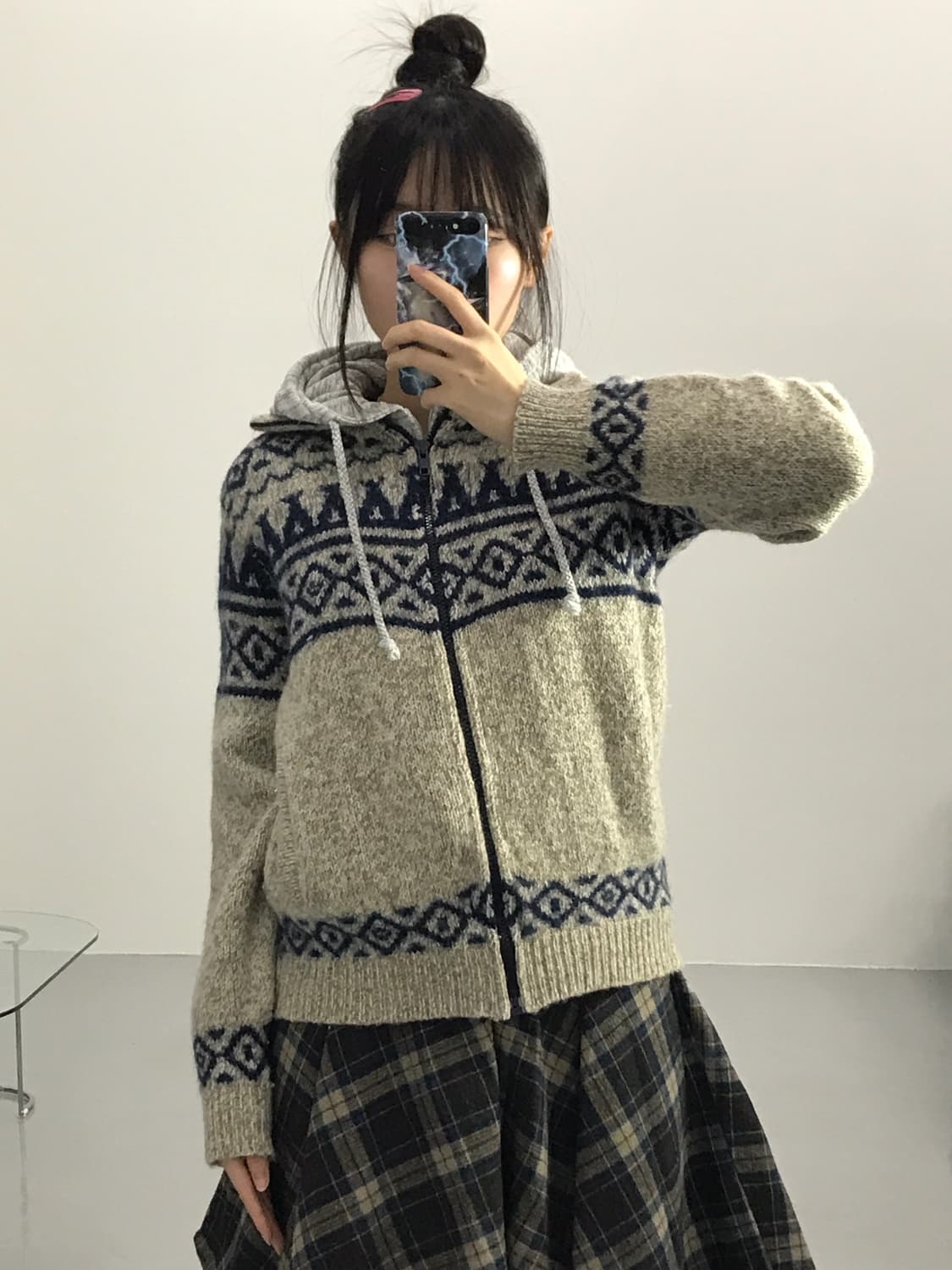 LL.bean Wool Nordic Zip up 상품이미지1