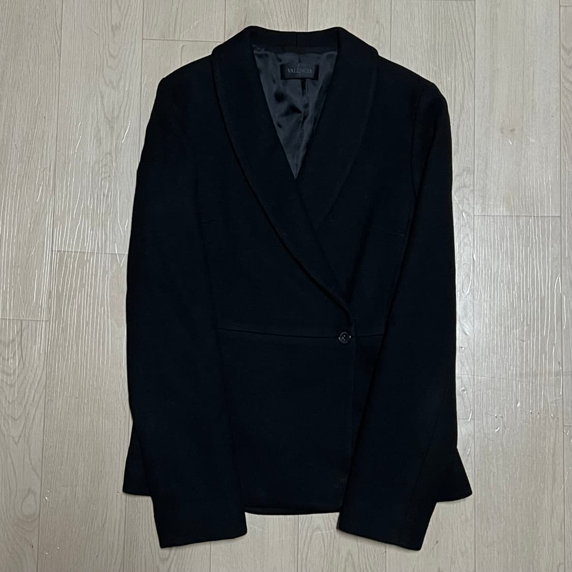 발렌시아 여성 모직 더블 블레이저 정장자켓 [블랙] S/90 상품이미지1