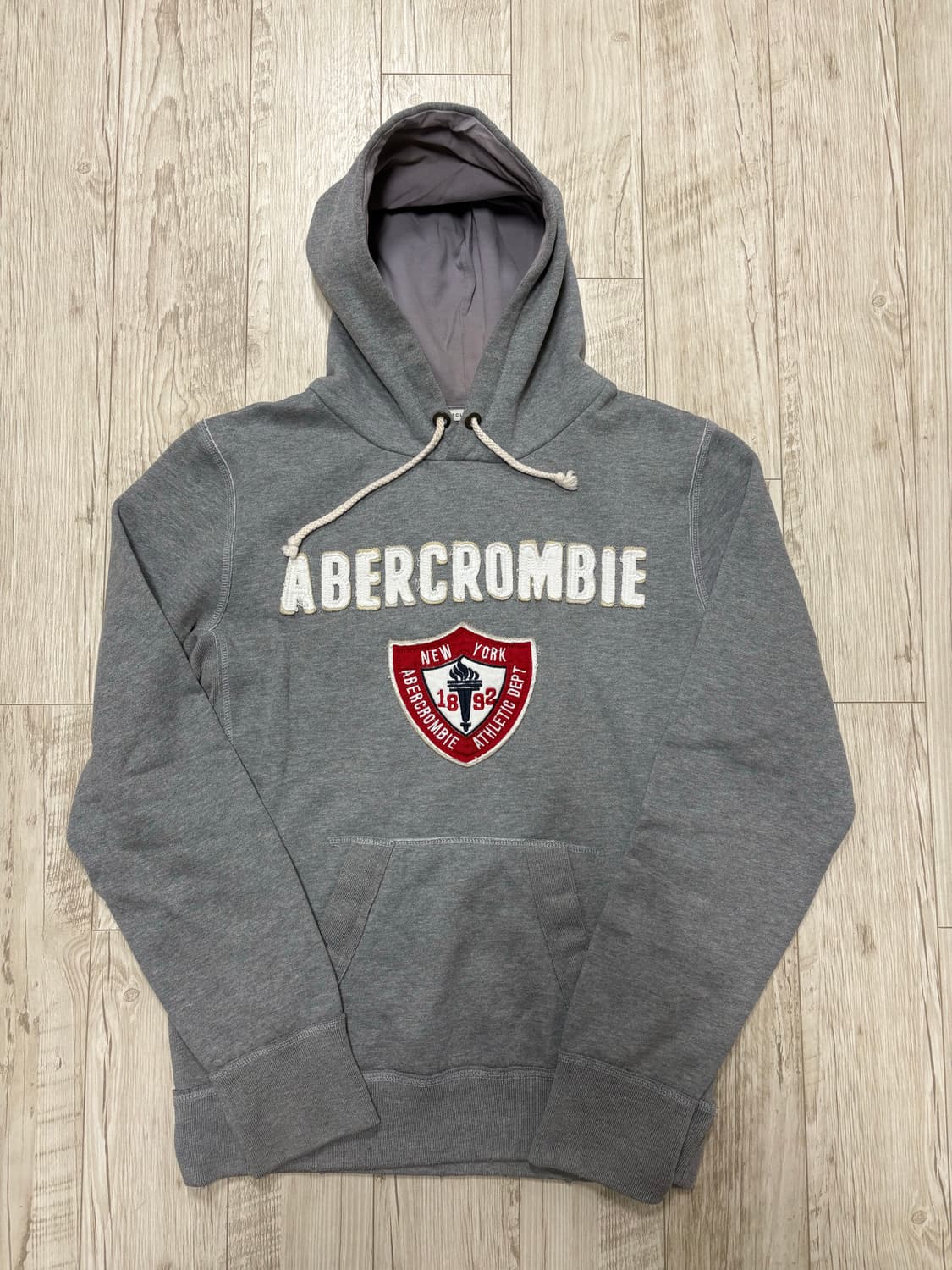 아베크롬비 후드티 그레이 L 상품이미지1