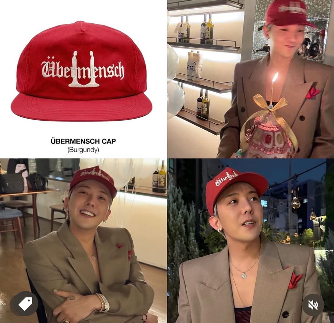 새상품) 지디 위버멘쉬 캡 판매합니다 상품이미지2